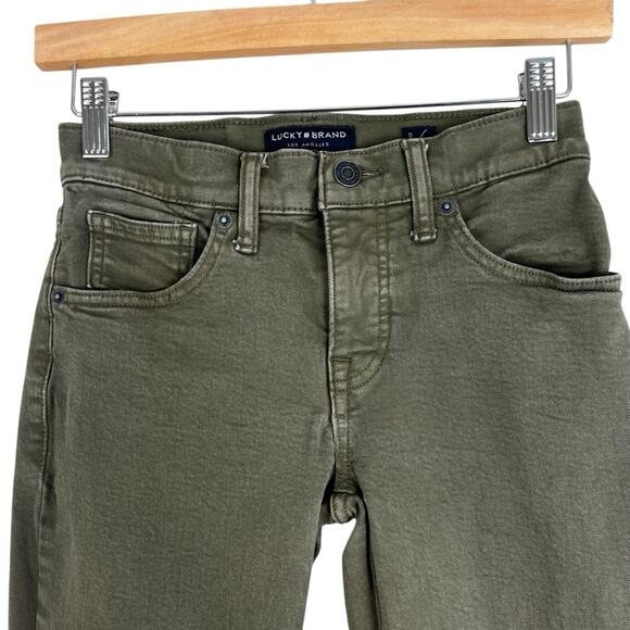 Lucky Brand Ava Mid Rise Super Skinny Jeans Size 0 Ankle Zipper Clean Girl Fall - Picture 2 of 9